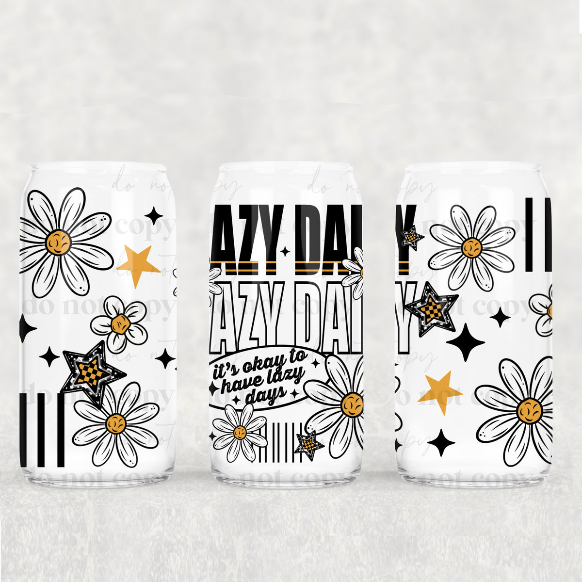 Lazy Daisy 16oz Glass Wrap
