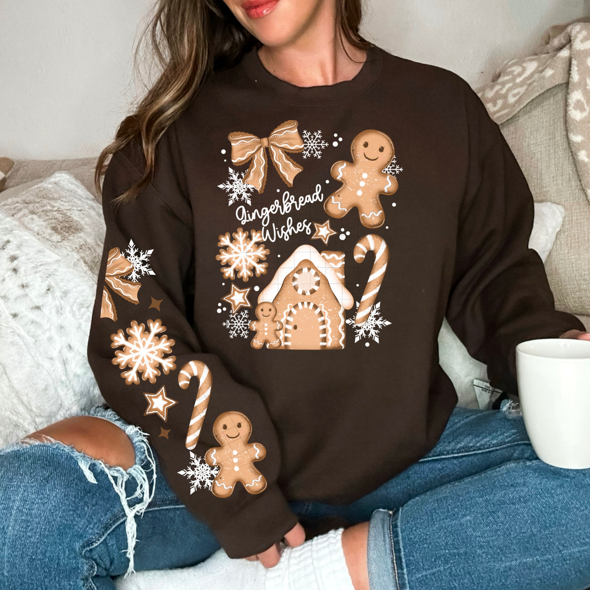 Gingerbread Wishes w/ Sleeves PNG