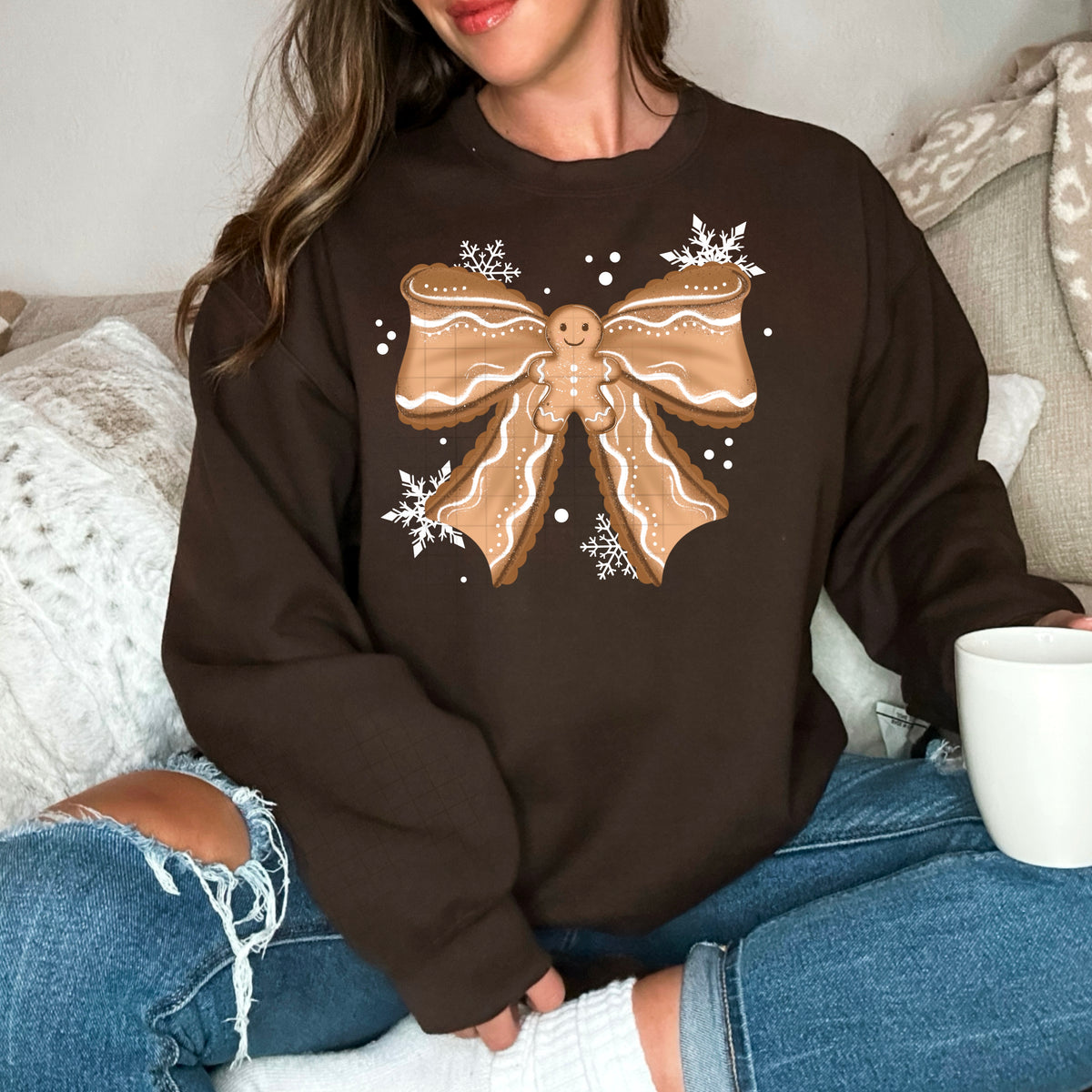 Gingerbread Bow PNG