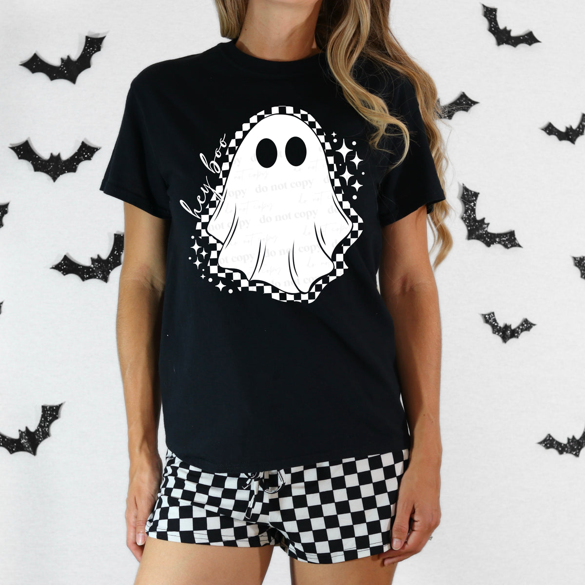 Hey Boo Single Color PNG