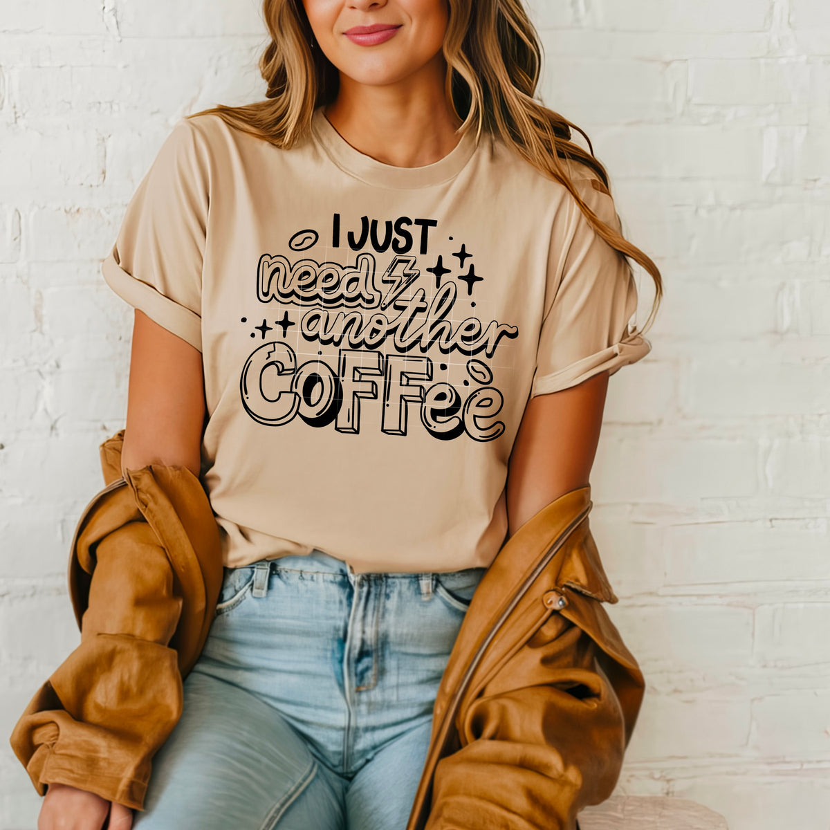 Need Another Coffee Single Color PNG