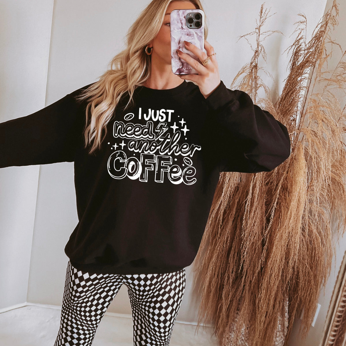 Need Another Coffee Single Color PNG