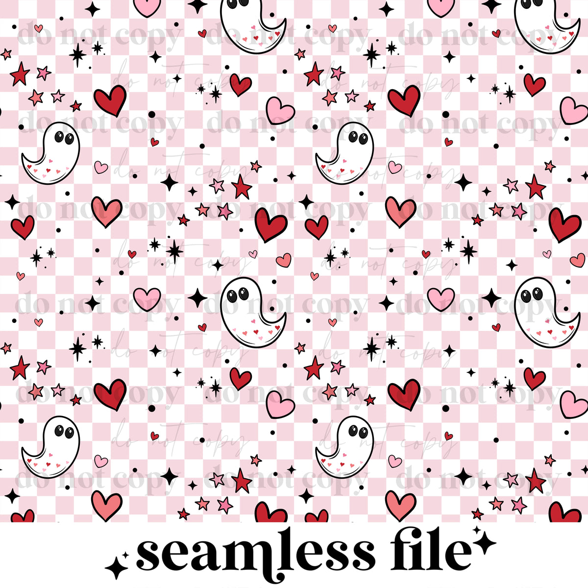 Valentine Ghosties seamless coord