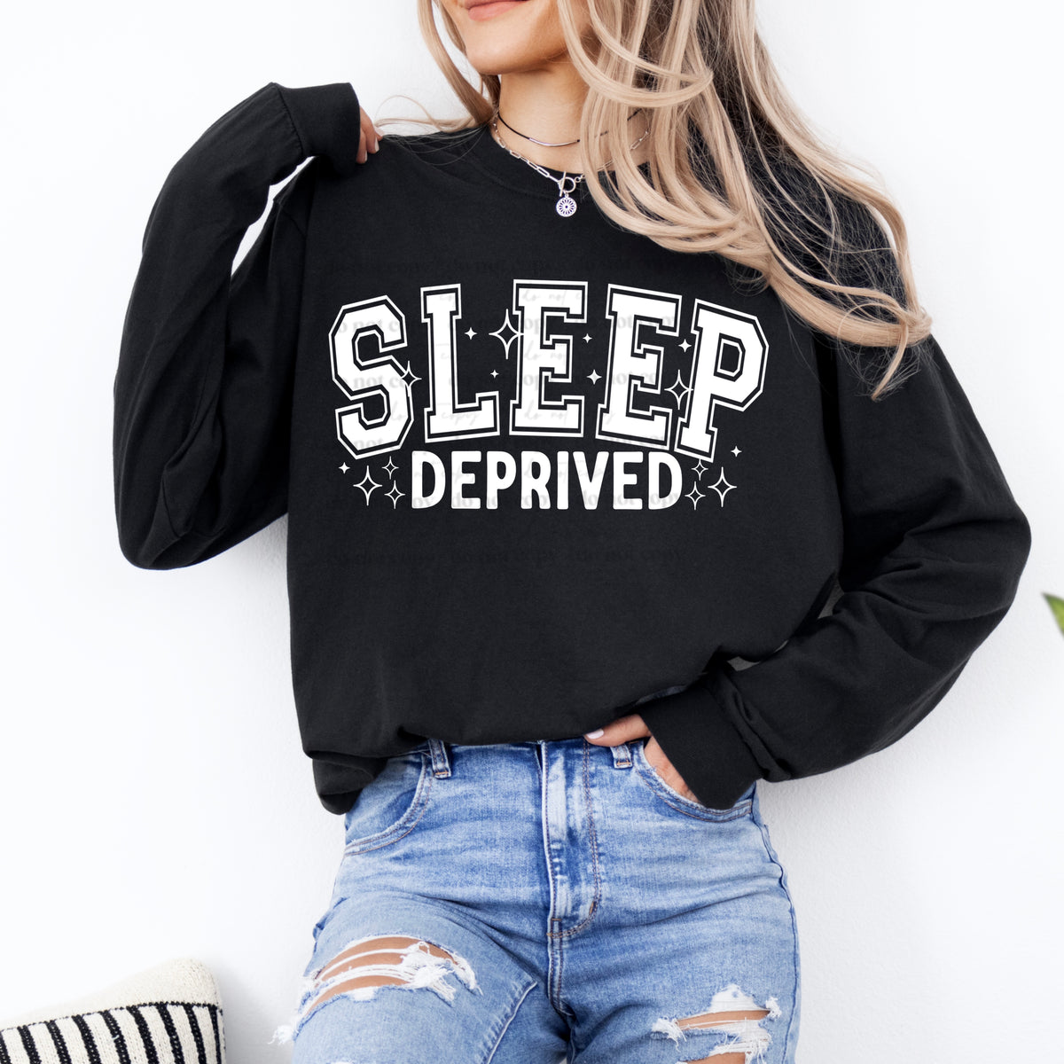 Sleep Deprived Single Color PNG