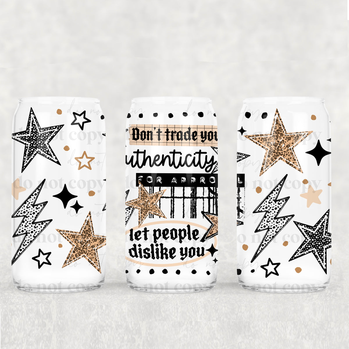 Let People Dislike You 16oz Glass Wrap