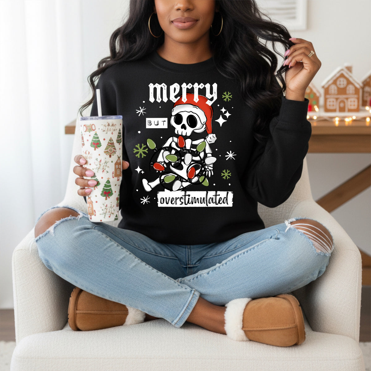 Merry Overstimulated Skellie PNG