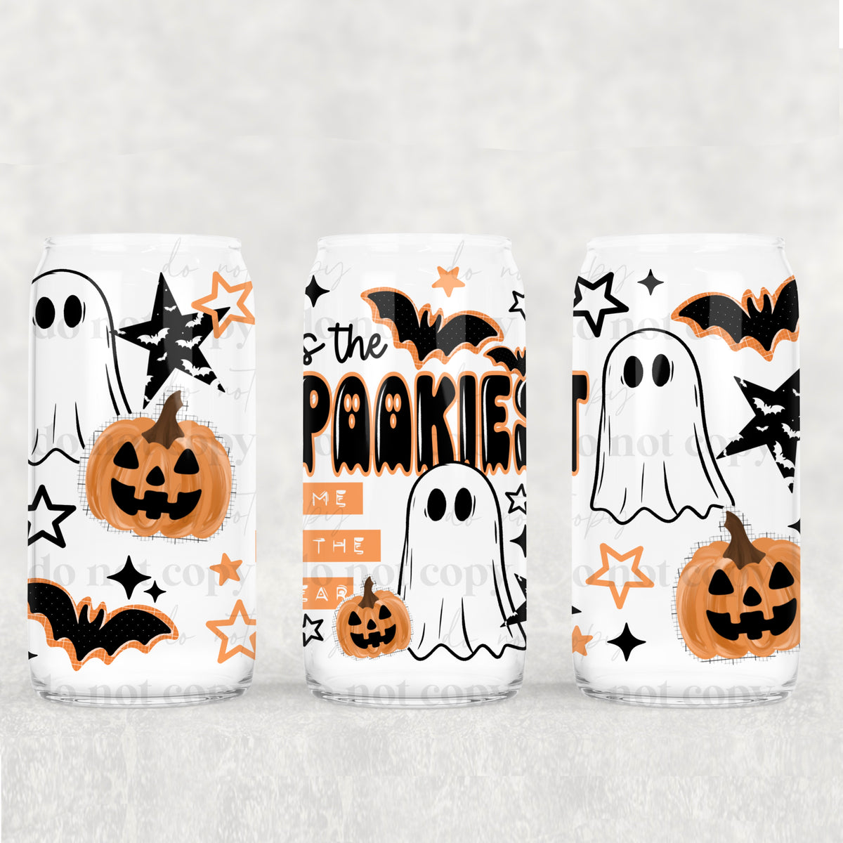 Spookiest Time Of Year 16oz Glass Wrap