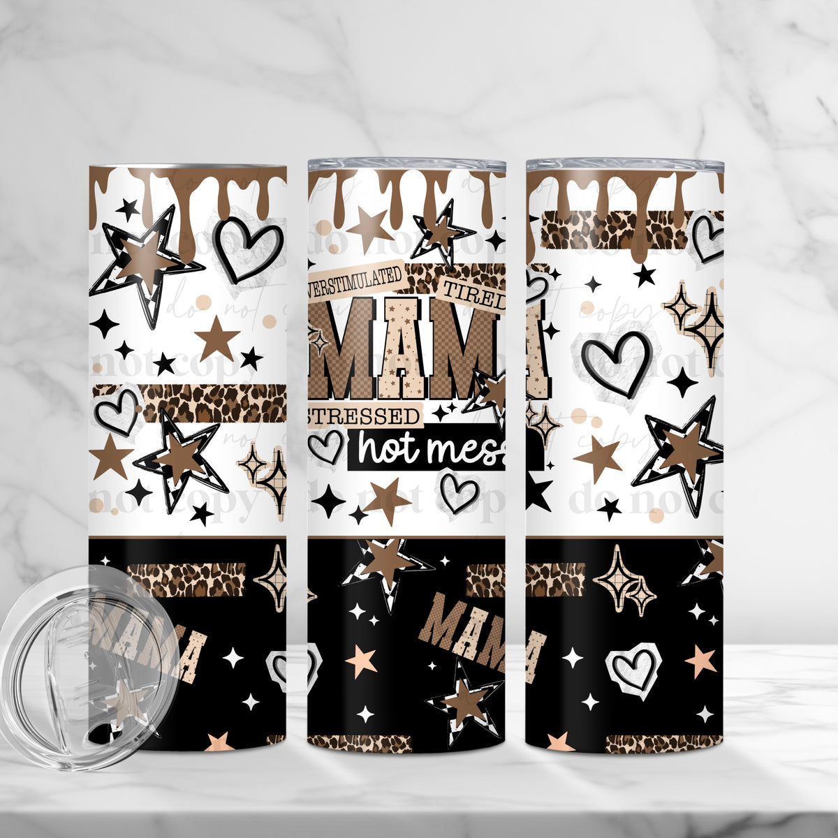 Mama Hot Mess Tumbler Wrap
