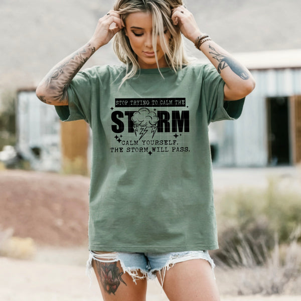 Calm The Storm Single Color PNG