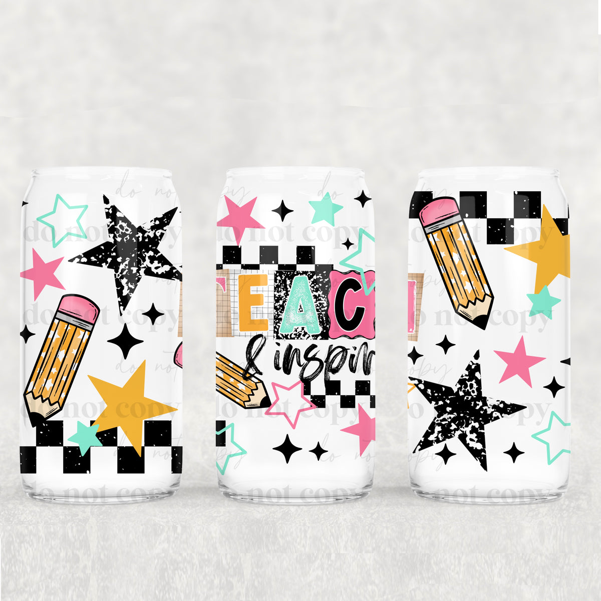Teach 16oz Glass Wrap