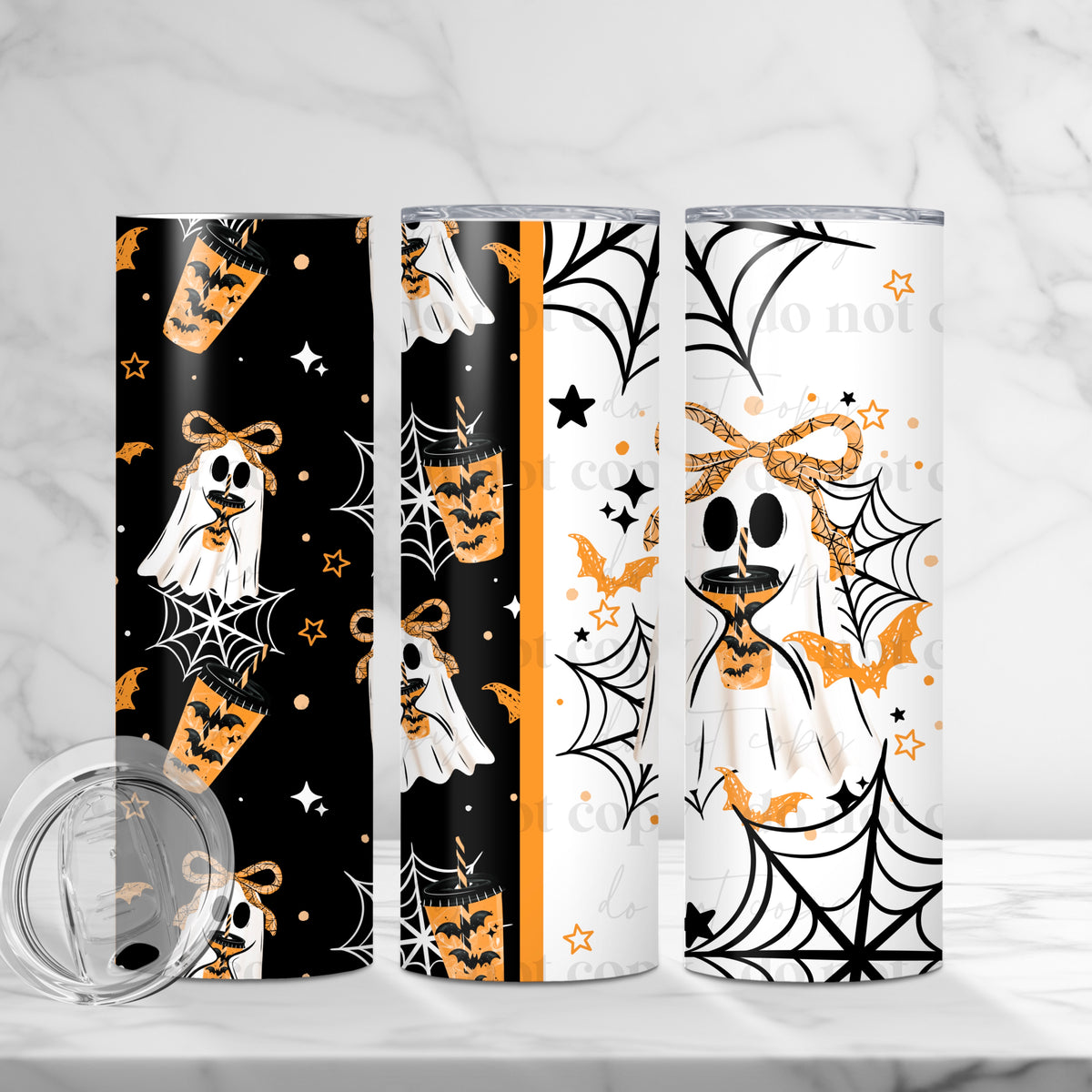 Coffee Ghost Tumbler Wrap