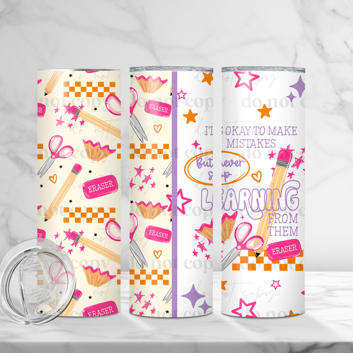 Make Mistakes Tumbler Wrap