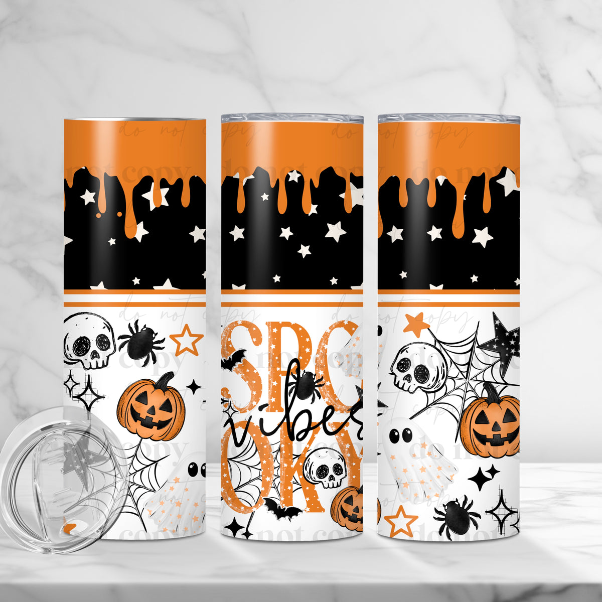 Spooky Vibes Tumbler Wrap