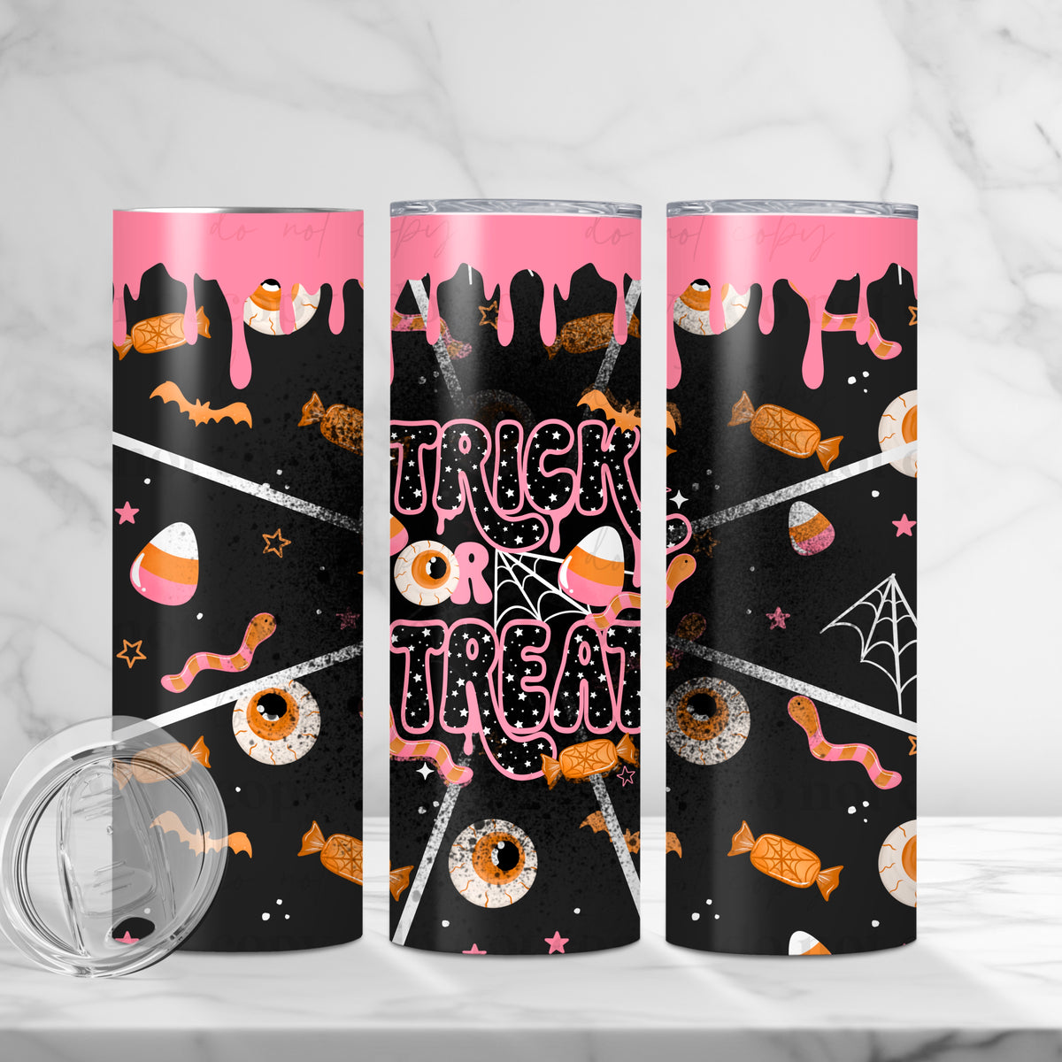 Trick Or Treat Tumbler Wrap
