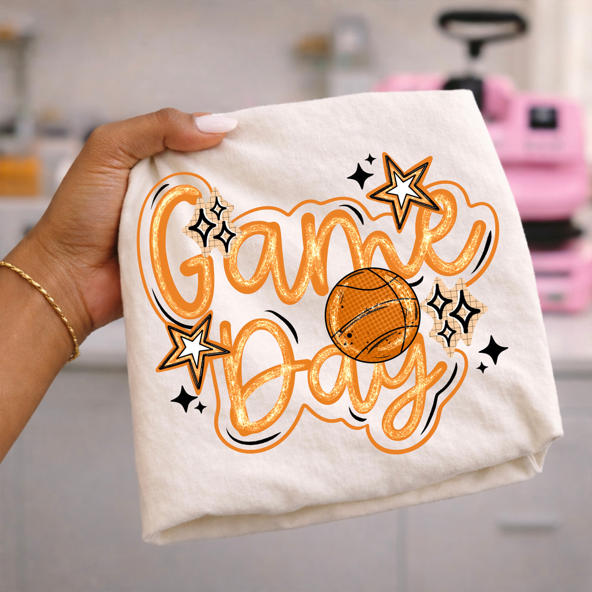 Game Day Basketball PNG