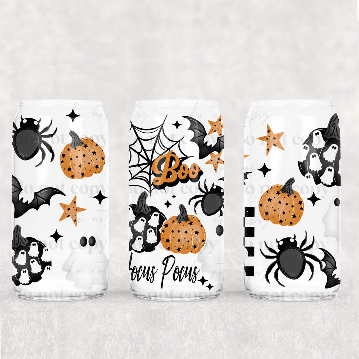 Stay Spooky Boo 16oz Glass Wrap