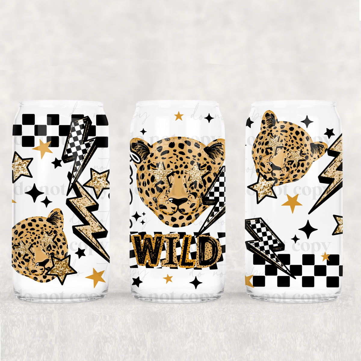 Stay Wild 16oz Glass Wrap