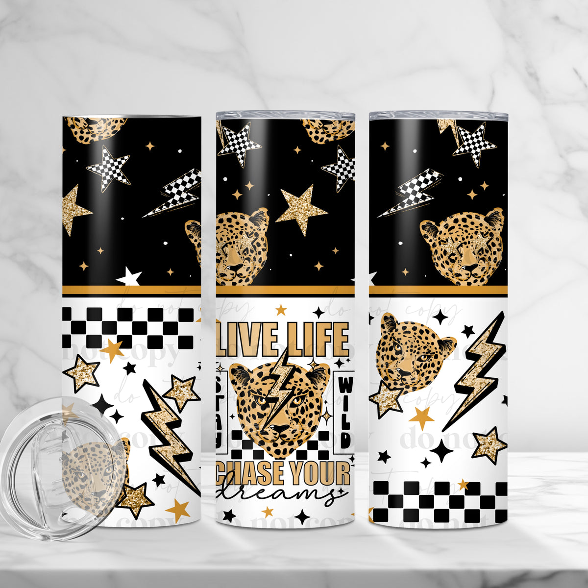 Live Life Chase Dreams Tumbler Wrap