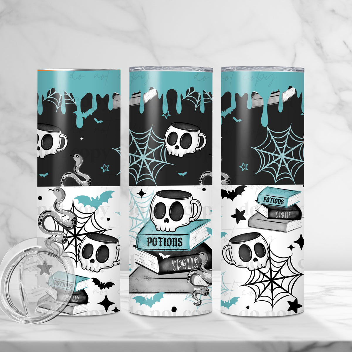 Potion Spell Books Tumbler Wrap