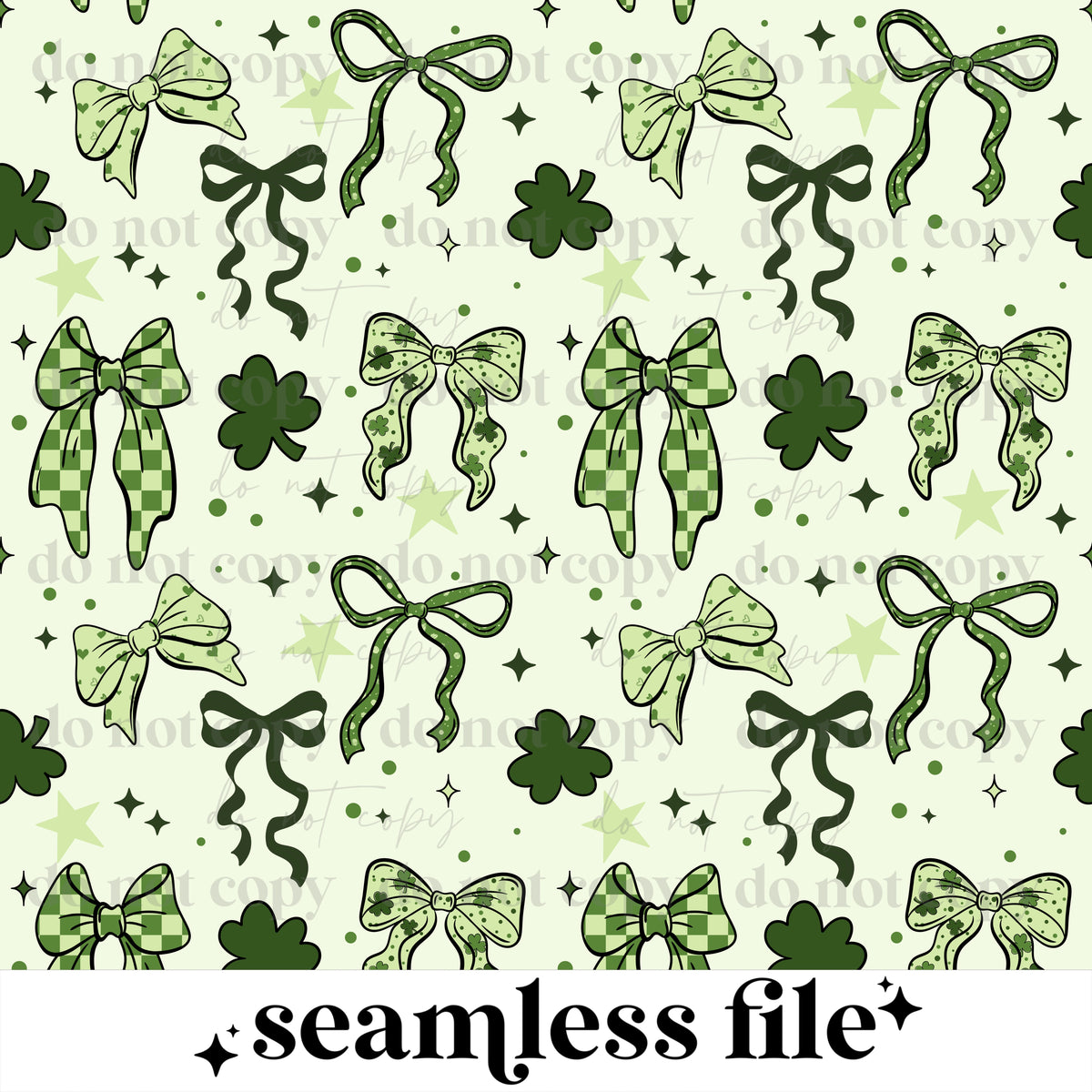 Lucky Bows Seamless