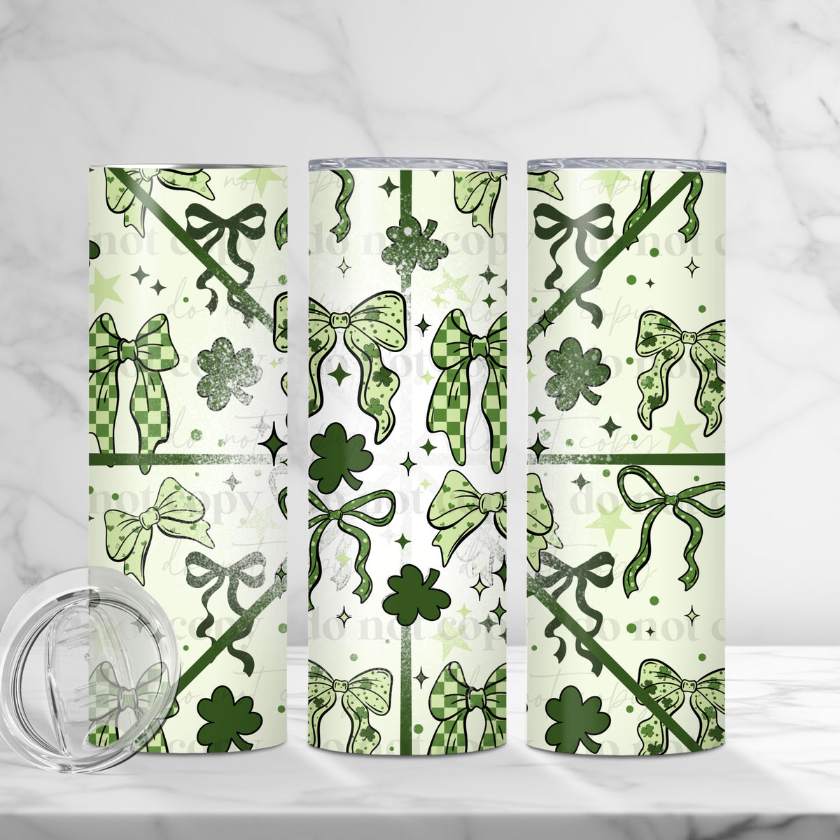 Lucky Bows Tumbler Wrap