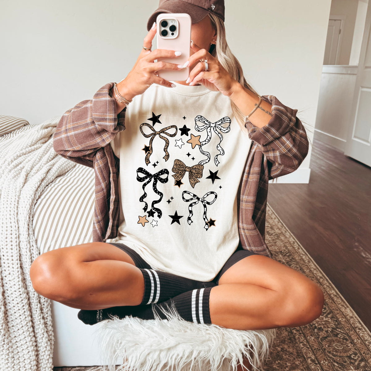 Leopard Bow Collage PNG