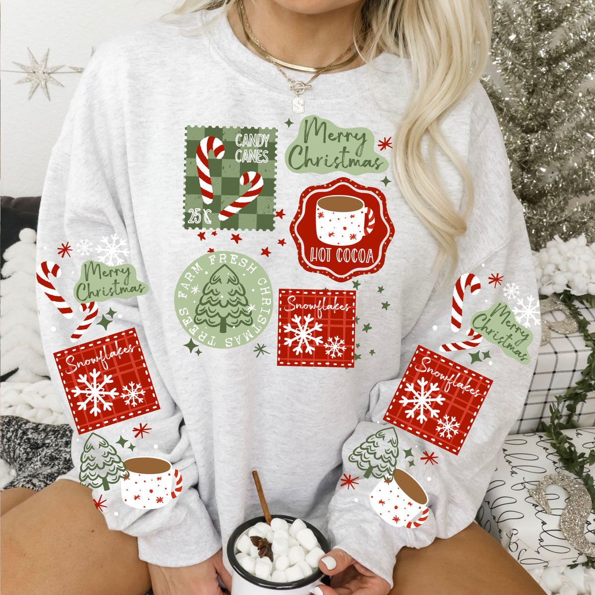 Christmas Stamps w/ Sleeves PNG