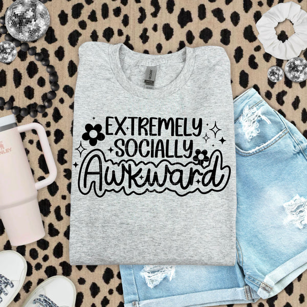 Extremely Socially Awkward Single Color PNG