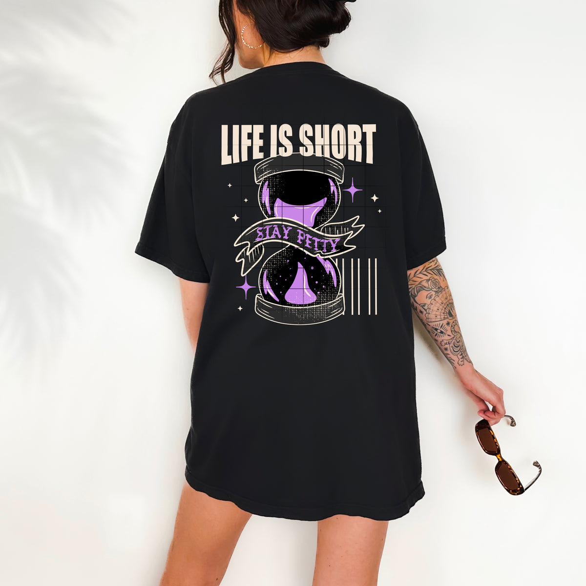 Life Is Short Stay Petty PNG