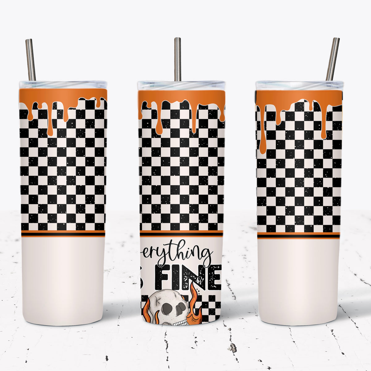 Everything Is Fine Tumbler Wrap