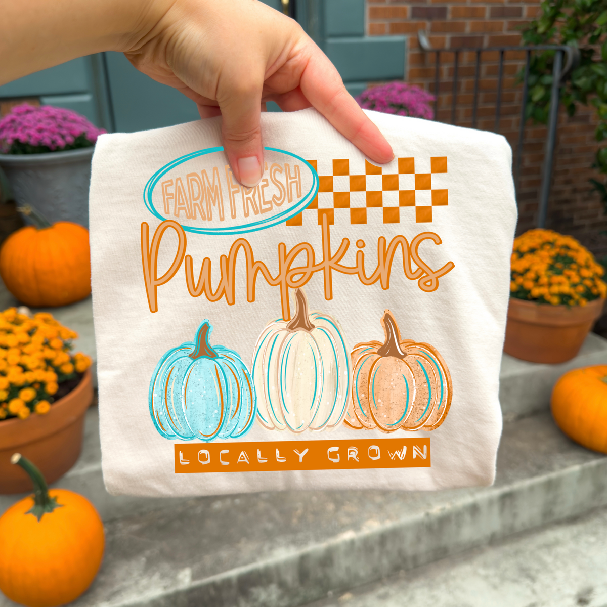 Farm Fresh Pumpkins PNG