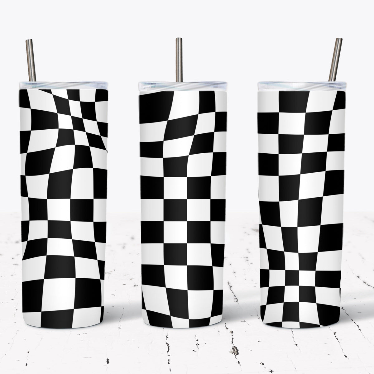 Wavy Checker Tumbler Wrap