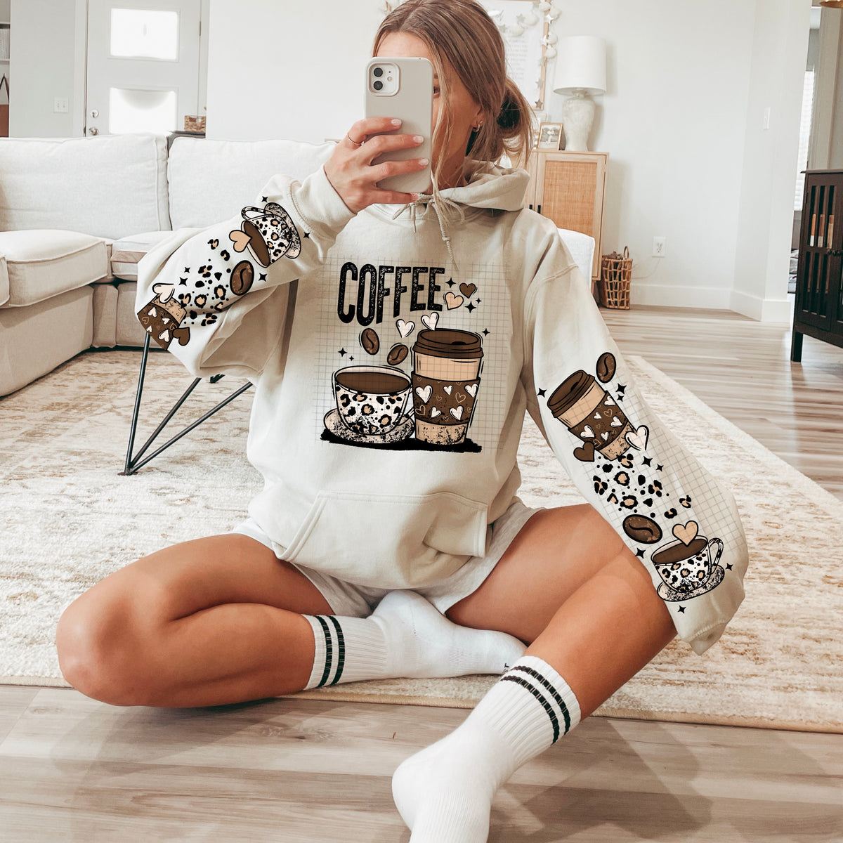 Leopard Coffee w/ Sleeves PNG