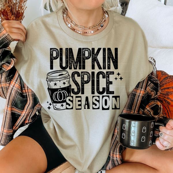 Pumpkin Spice Season Single Color PNG