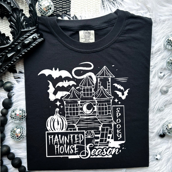 Haunted House Season Single Color PNG