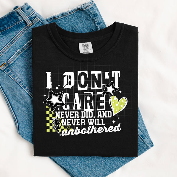 Green I Don't Care PNG