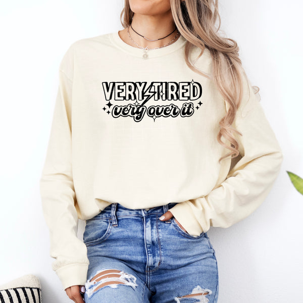 Very Tired Single Color PNG