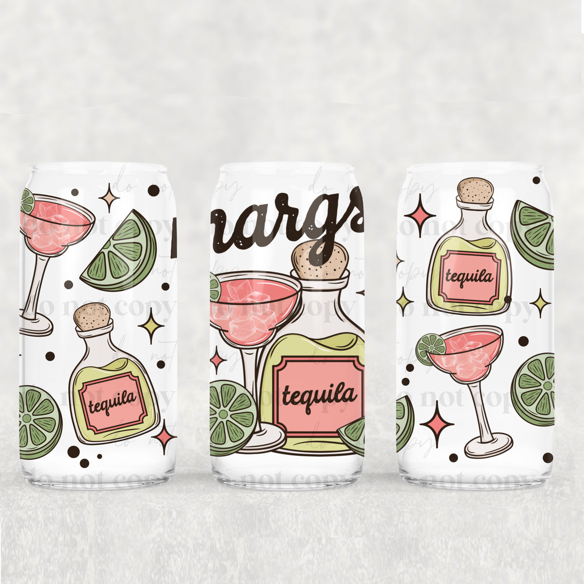 Margs 16oz Glass Wrap