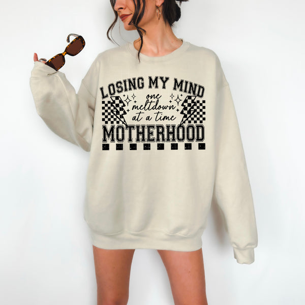 Losing My Mind Motherhood Single Color PNG