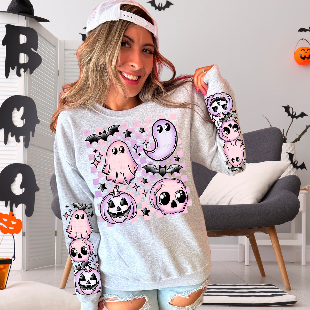 Pastel Spooky w/ Sleeves PNG