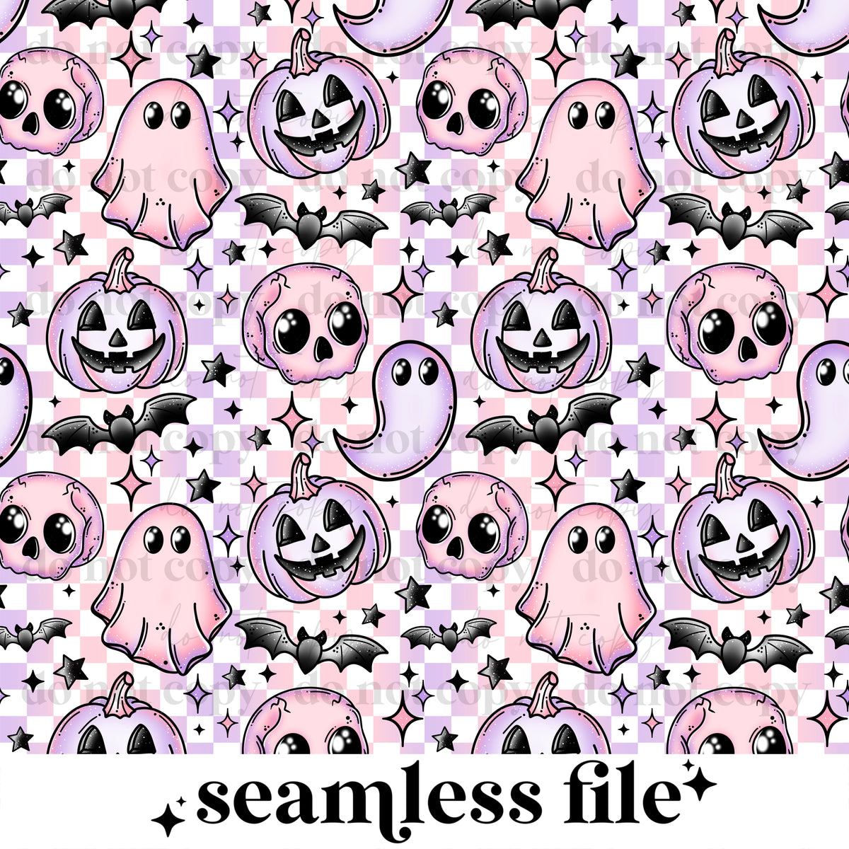 Pastel Spooky Seamless