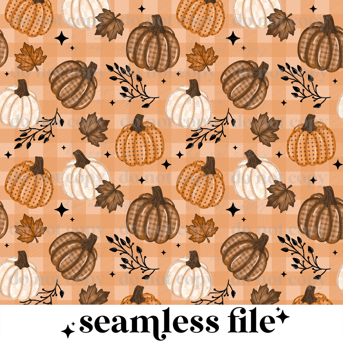 Farm Fresh Pumpkins Seamless