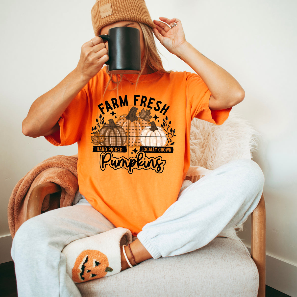 Farm Fresh Pumpkins PNG