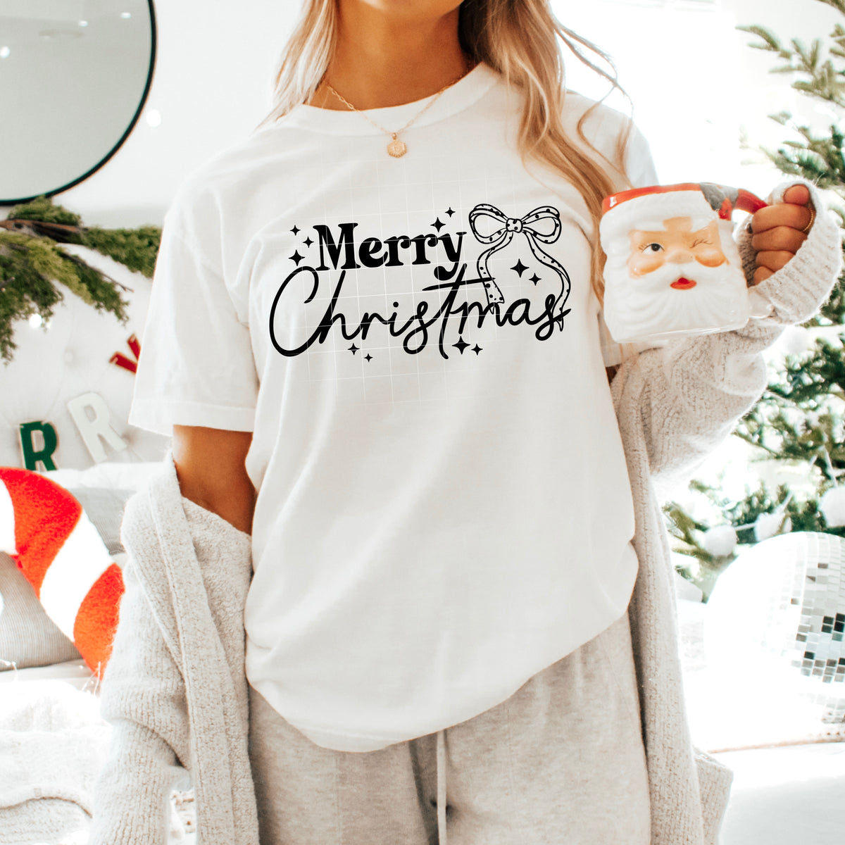 Merry Christmas Single Color PNG