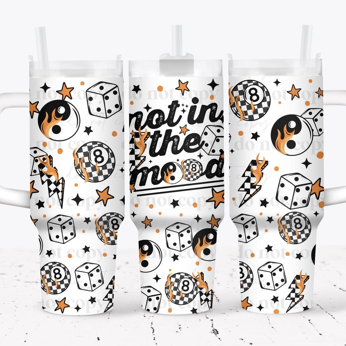 Not In The Mood 40oz Tumbler Wrap
