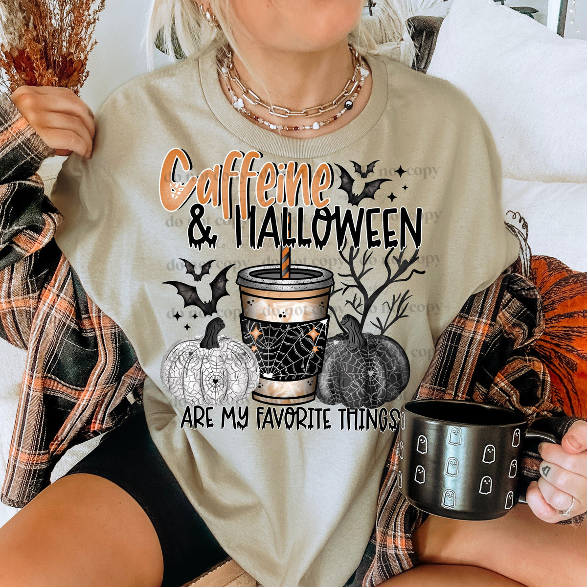 Caffeine & Halloween PNG