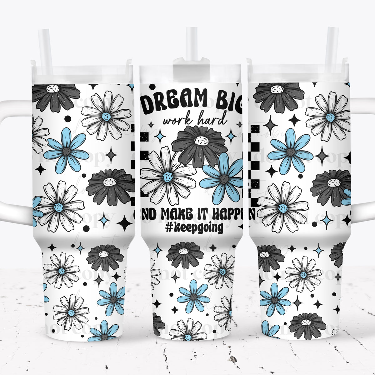 Dream Big 40oz Tumbler Wrap