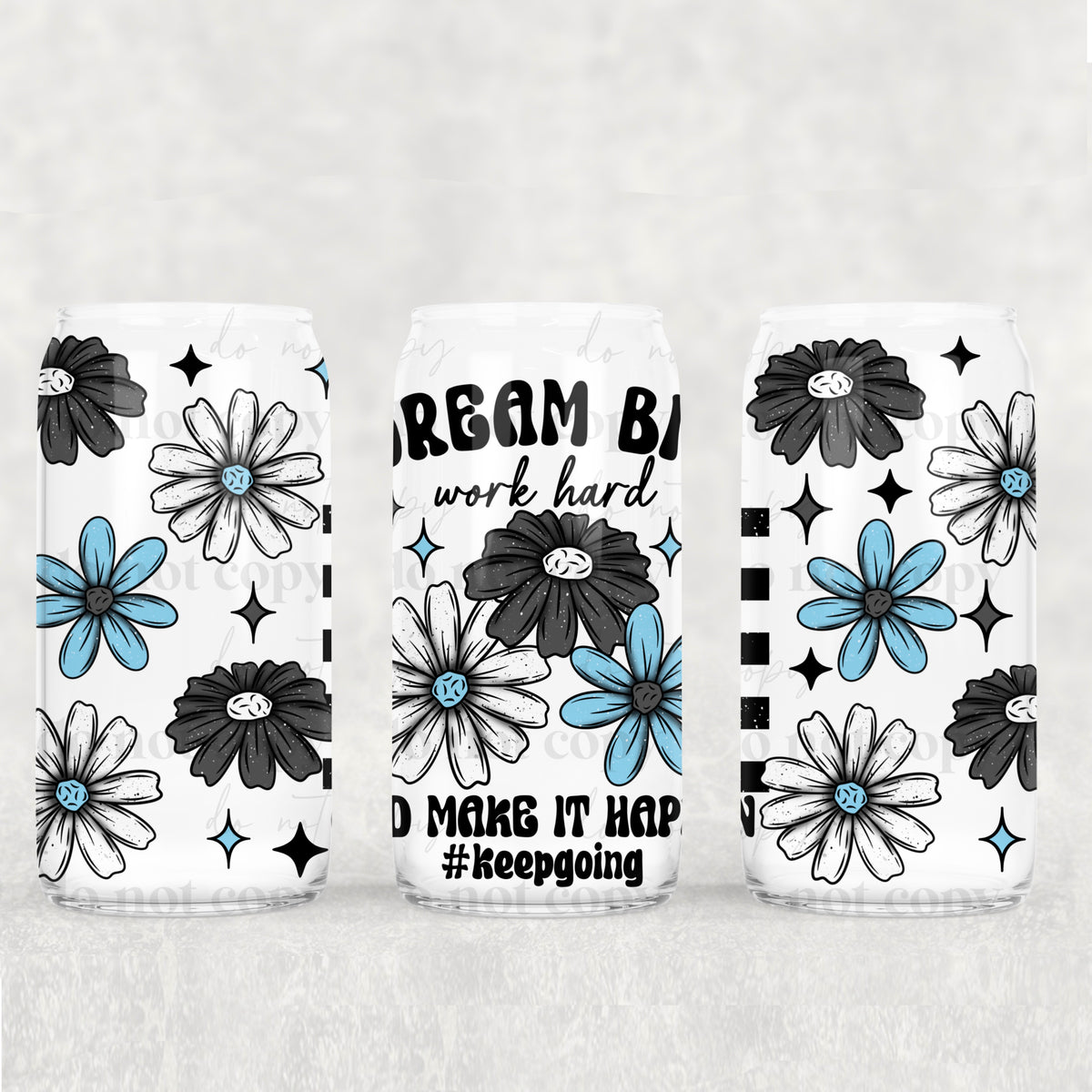 Dream Big 16oz Glass Wrap