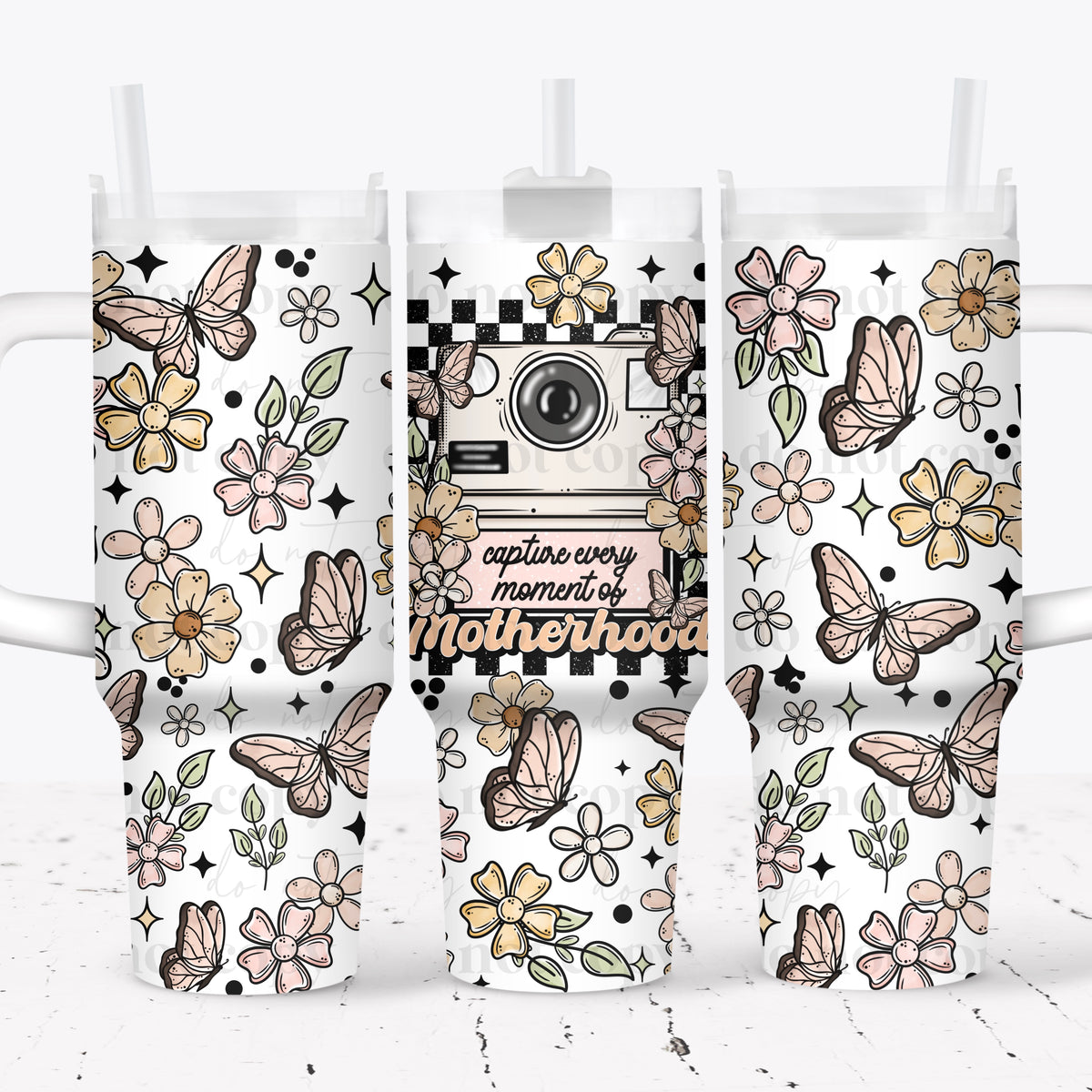 Capture Every Moment Motherhood 40oz Tumbler Wrap