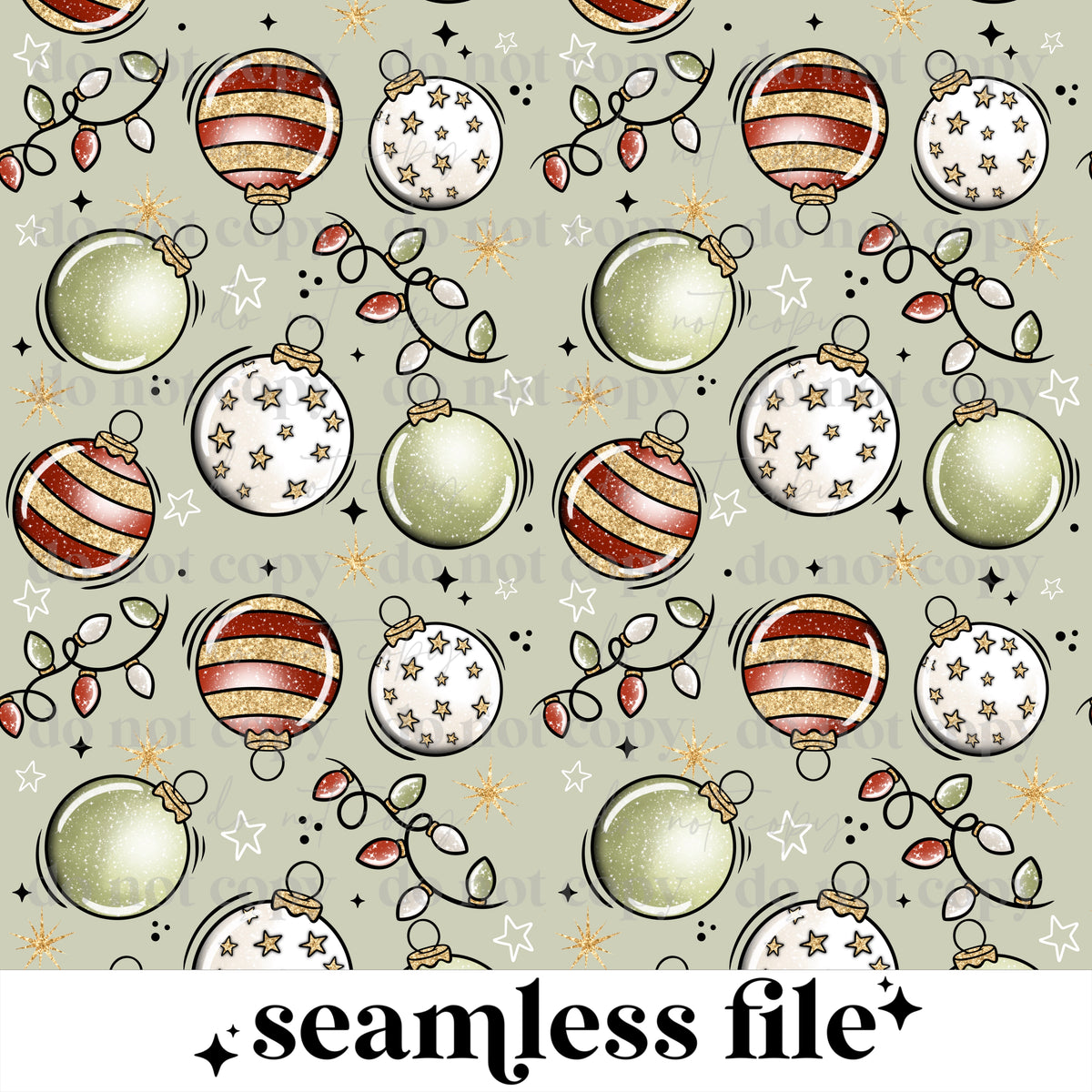 Holly Jolly Seamless